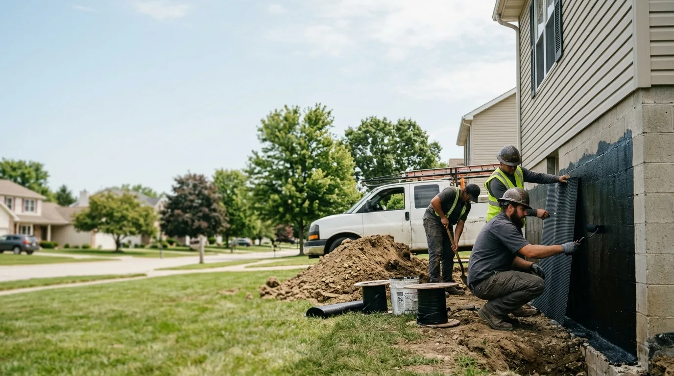 Basement Waterproofing in Grantsburg, IL near me